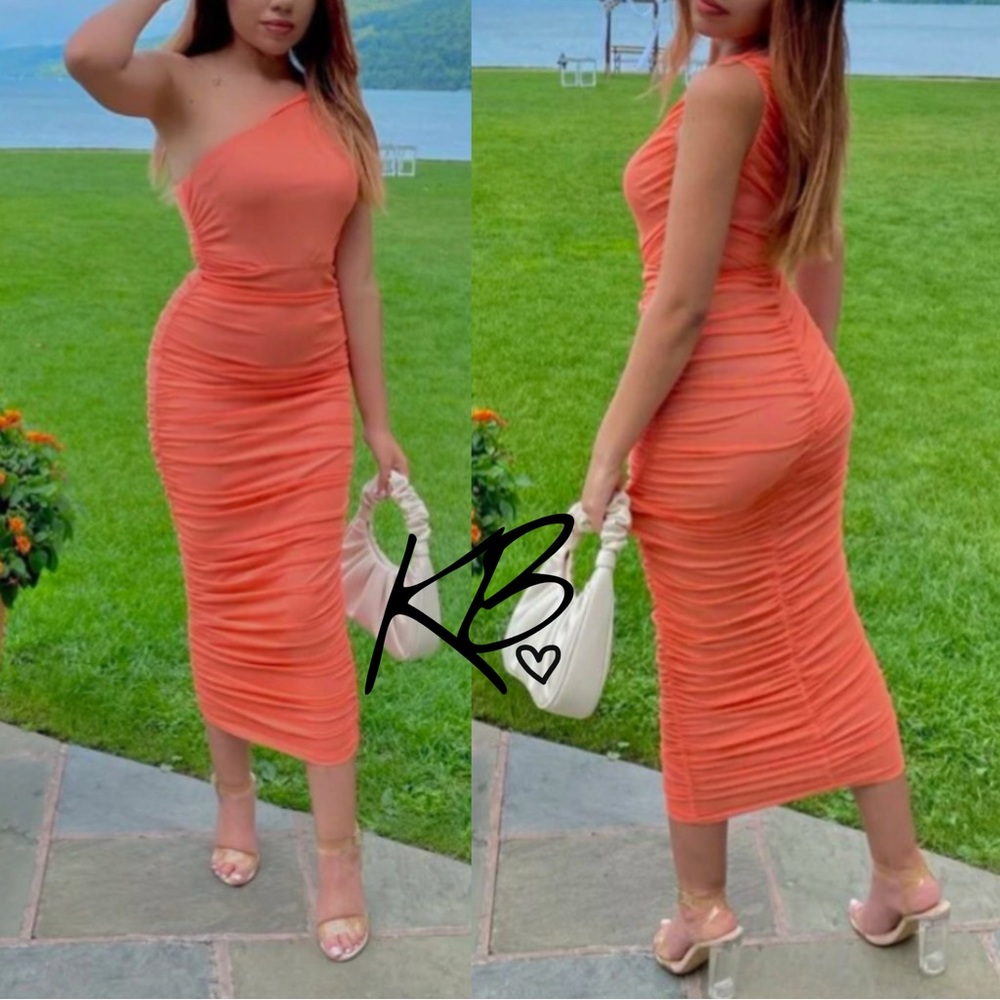 Orange dress